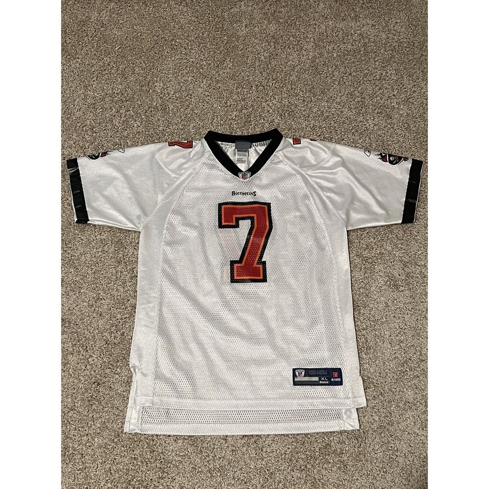 Jeff Garcia White Reebok Tampa Bay Buccaneers Jersey Size YOUTH XL